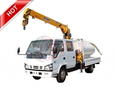 Water Tanker Truck with Crane ISUZU